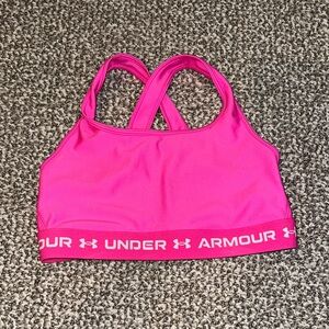 Under Armour Women's Bright Pink Sportsbra